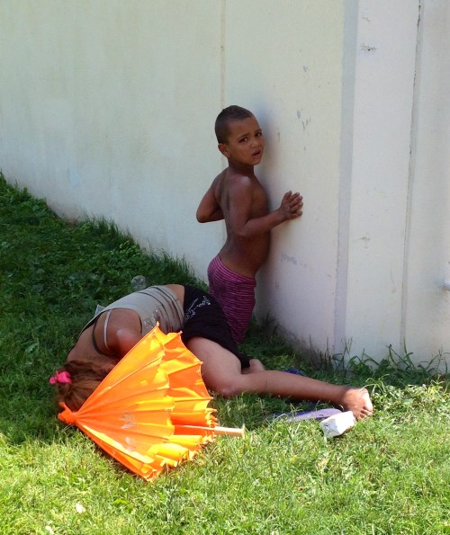 Summer heat, Piraeus